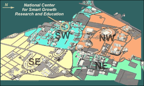 University of Maryland Map