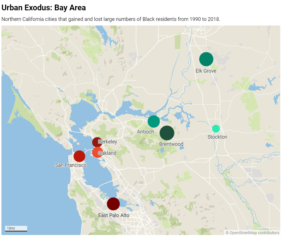 Bay Area exodus