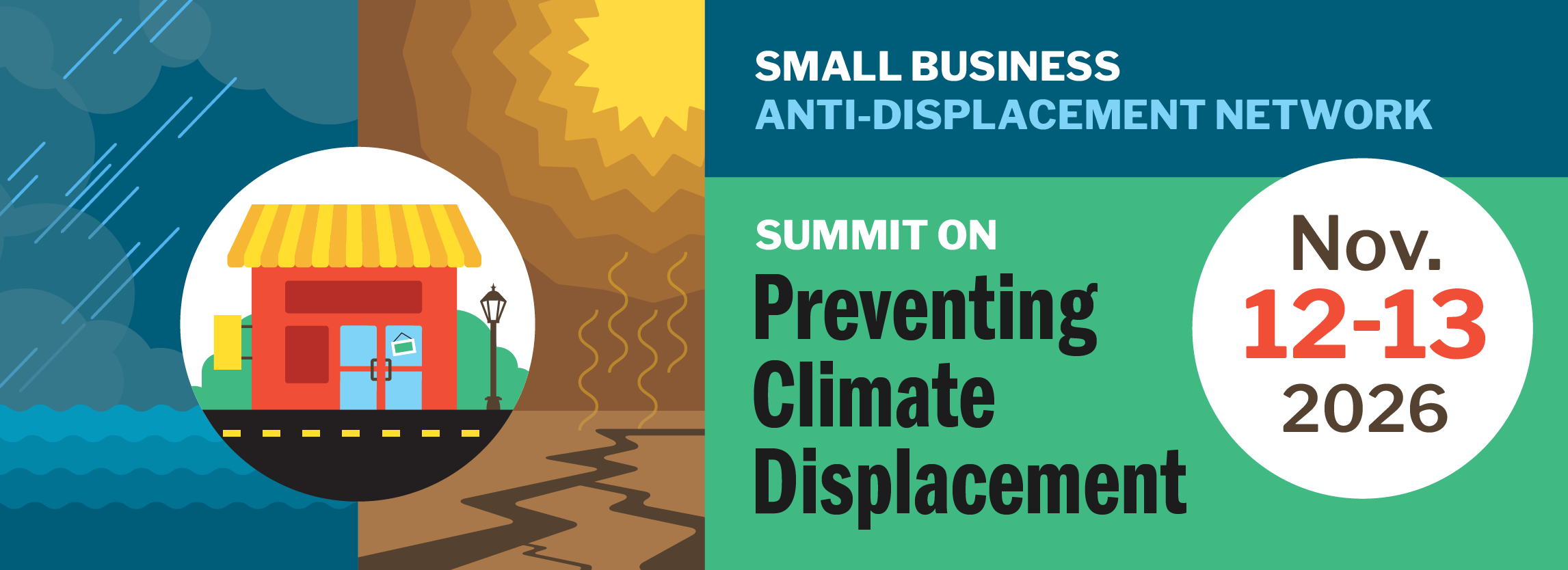 SBAN Summit on Preventing Climate Displacement, November 12-13 2026